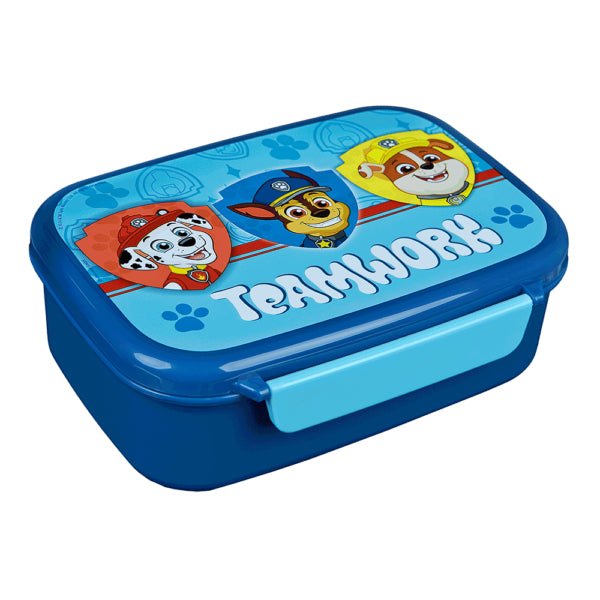 Scooli Lunchbox 800 ml, 18 × 13,5 × 6 cm, Kunststoff, blau, Paw Patrol-Motiv