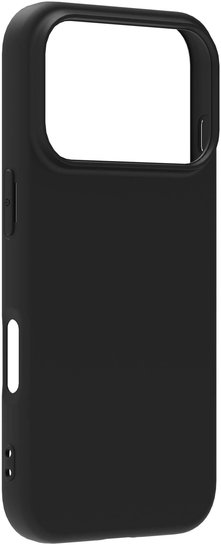 eSTUFF INFINITE Vienna Backcover – für Apple iPhone 17 Pro, MagSafe, TPU, Schwarz, bis 1,2 m sturzsicher