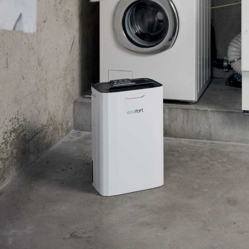 Ecofort Luftentfeuchter ecoQ 9L – 9 L/24 h, bis 50m², Tank 5 l, Hygrostat