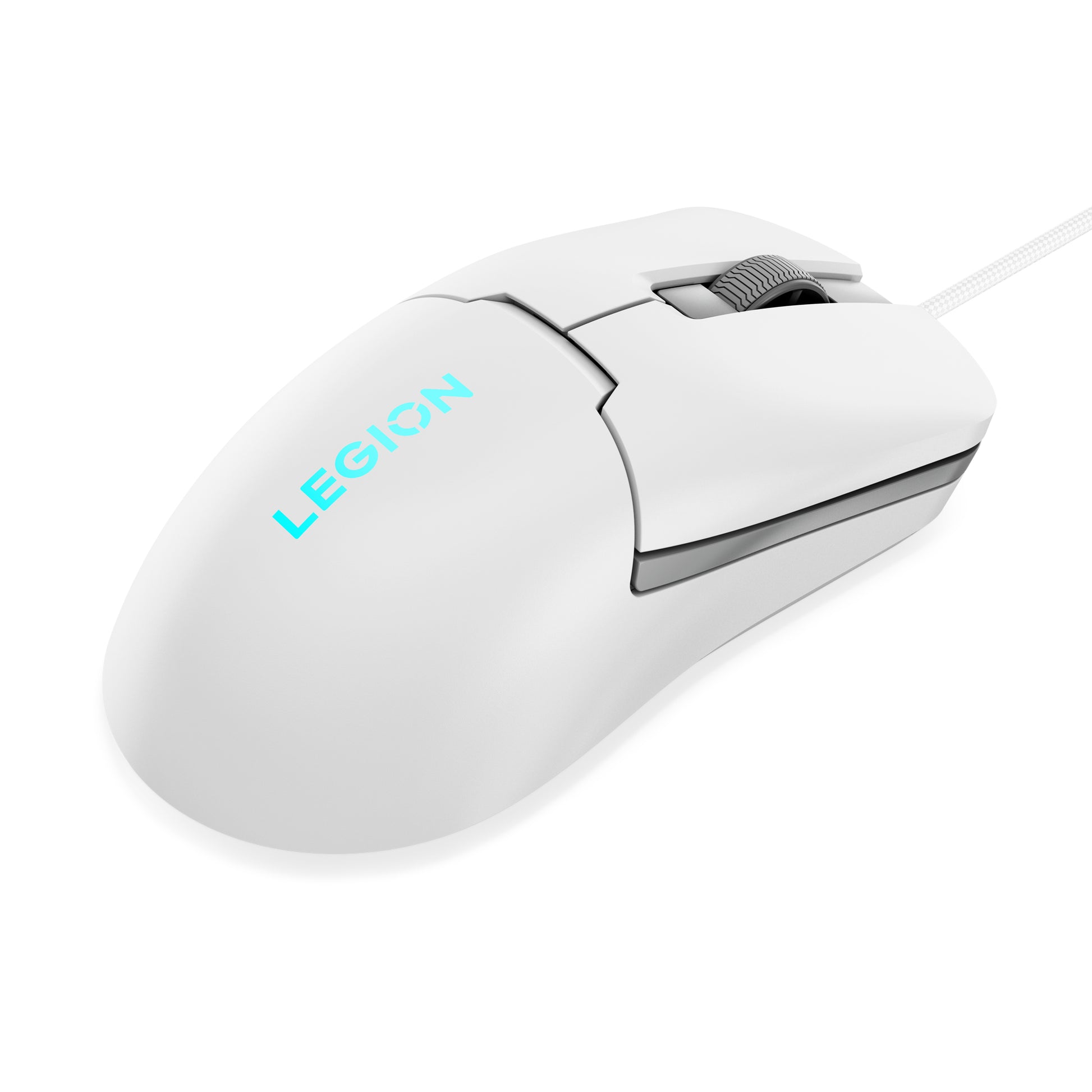 Lenovo Legion M300S – Gaming-Maus – Kabelgebunden (USB‑A), 8000 DPI, RGB-Beleuchtung, rechts, Weiss