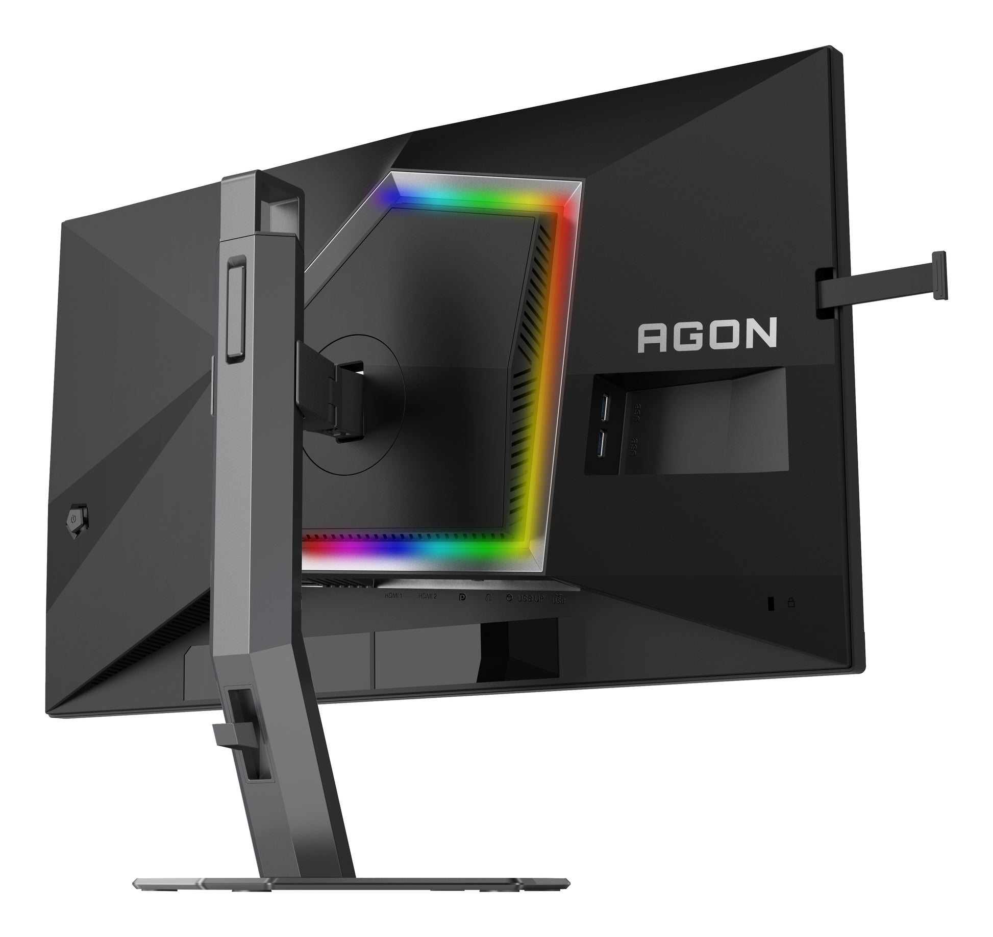 AOC AG246FK6 – Monitor, 24,1", TN, 610 Hz, 500 cd/m², Adaptive Sync, USB-C, USB-Hub, VESA 100 × 100, Schwarz