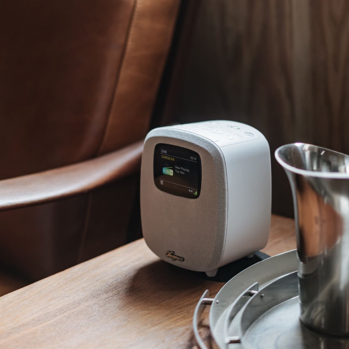 Sangean DCR-83 – Radiowecker DAB+/UKW, Bluetooth – Weiss