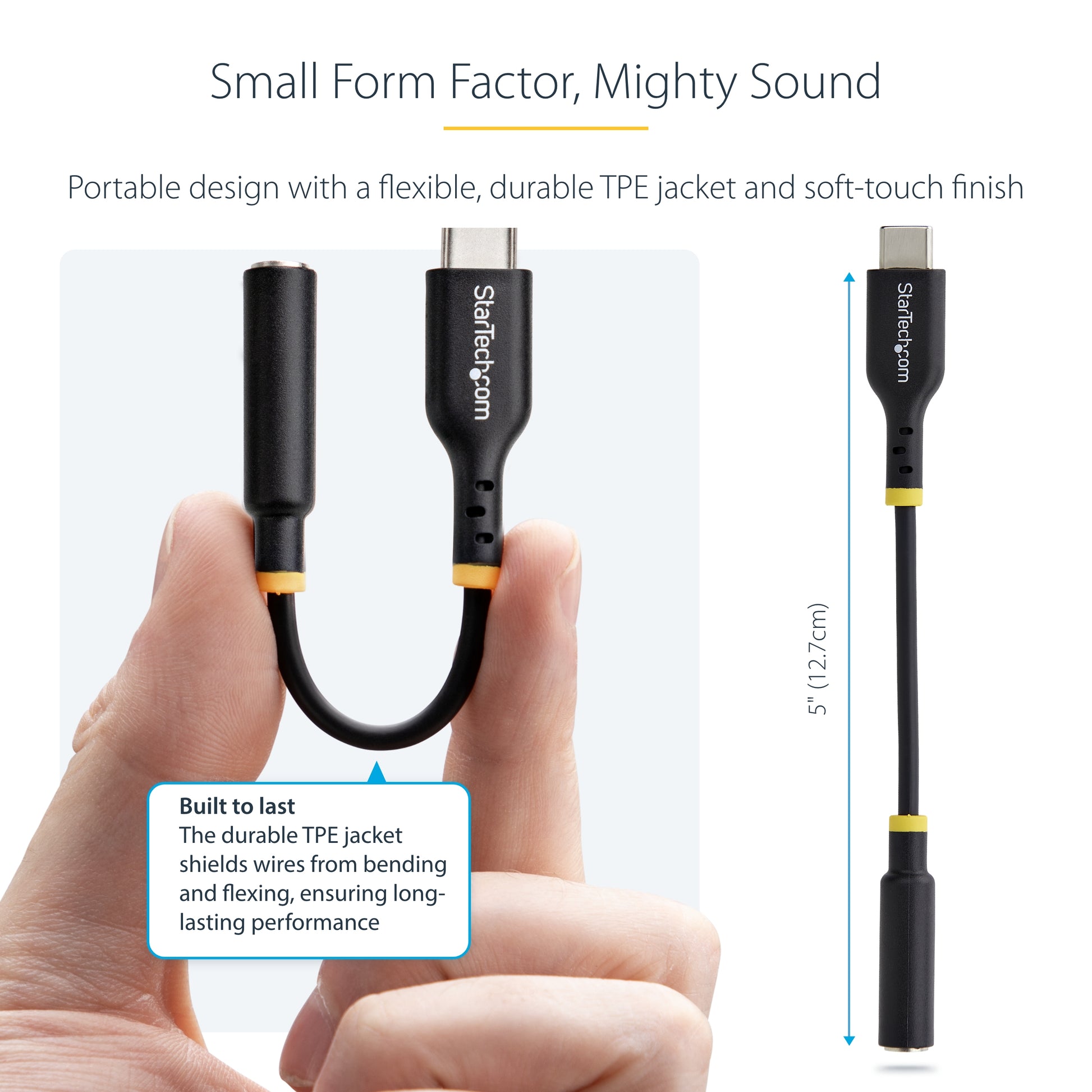 StarTech.com USB-C (Stecker) auf 3,5 mm TRRS (Buchse) Adapter