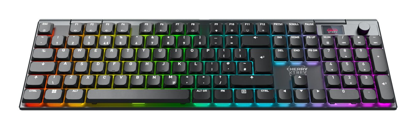 CHERRY XTRFY MX 10.1 – Gaming-Tastatur – Mechanisch – Bluetooth & 2,4 GHz (Nano-Empfänger USB-A) – RGB