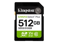 Kingston Technology Kingston Canvas Select Plus Speichergerät – 512 GB, SDXC UHS-I, 150 MB/s