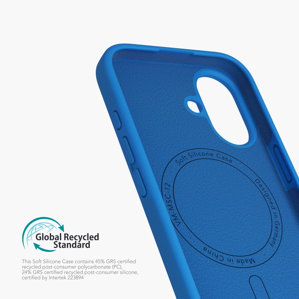Vonmählen Soft Silikon Backcover – für Apple iPhone 16 Plus, MagSafe, Silikon, Sky Captain