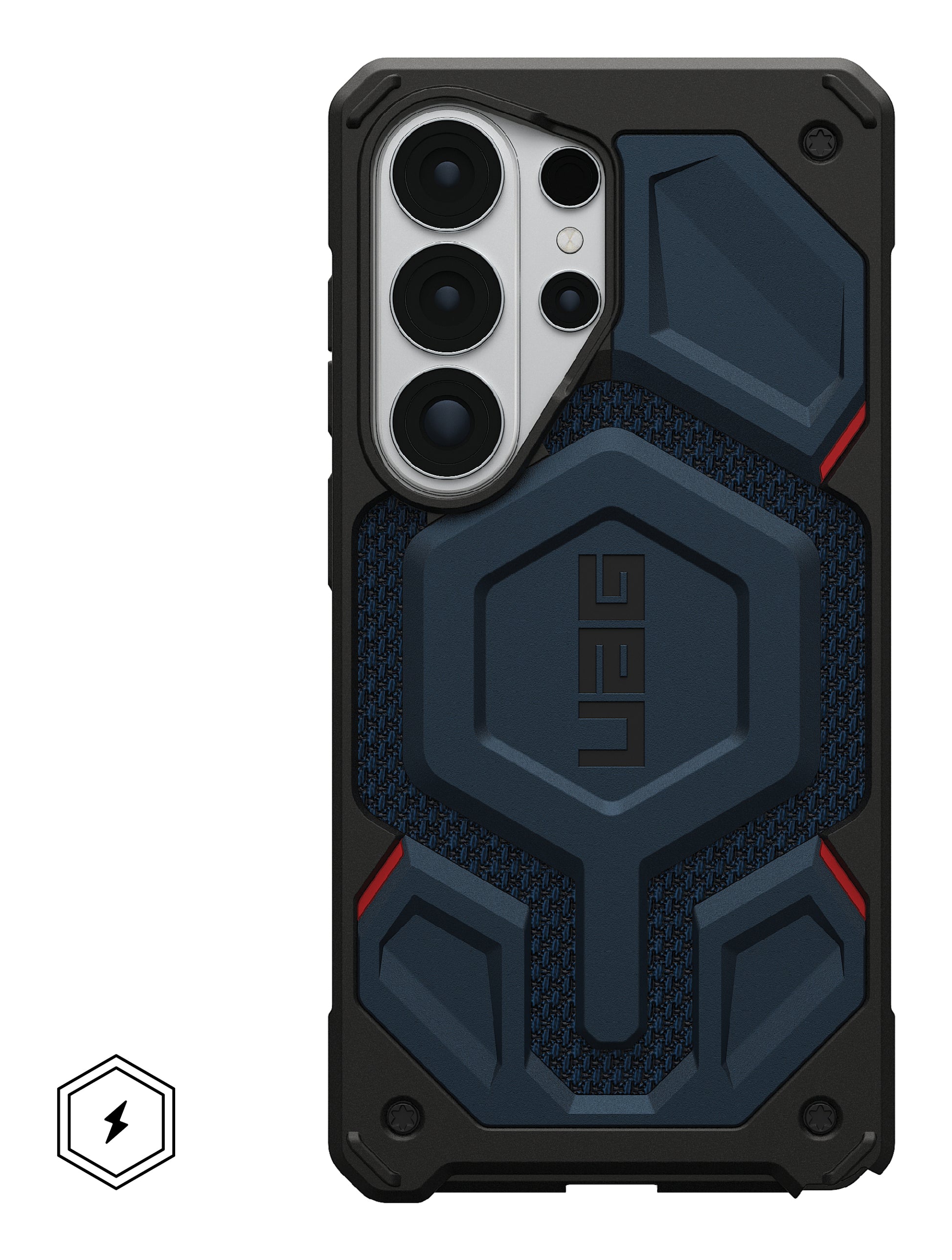 Urban Armor Gear UAG Monarch Pro Rückcover – für Samsung Galaxy S26 Ultra, MagSafe, Kevlar, Dunkelblau, bis 7,6 m Sturzsicher