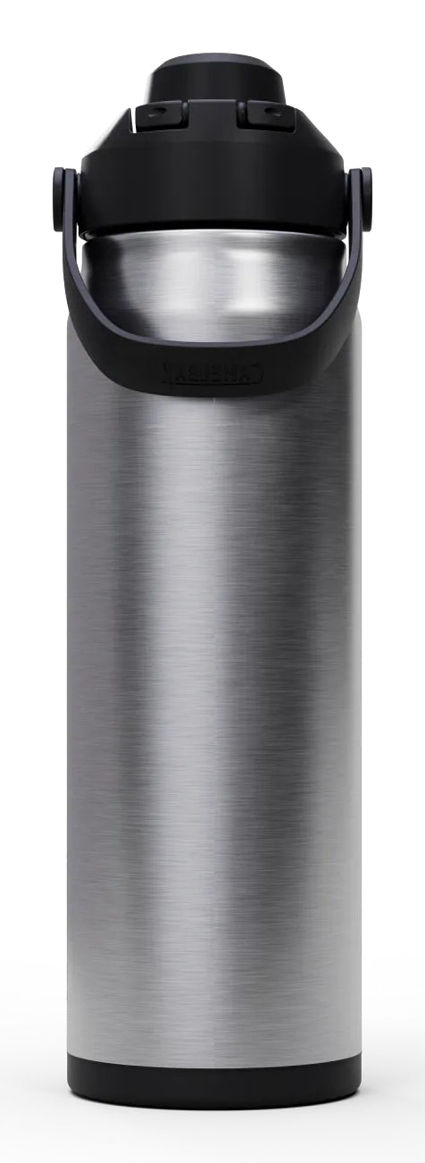 CamelBak Thrive Chug V.I. Isolierflasche 739 ml – doppelwandig, Edelstahl, Klappdeckel, Silber