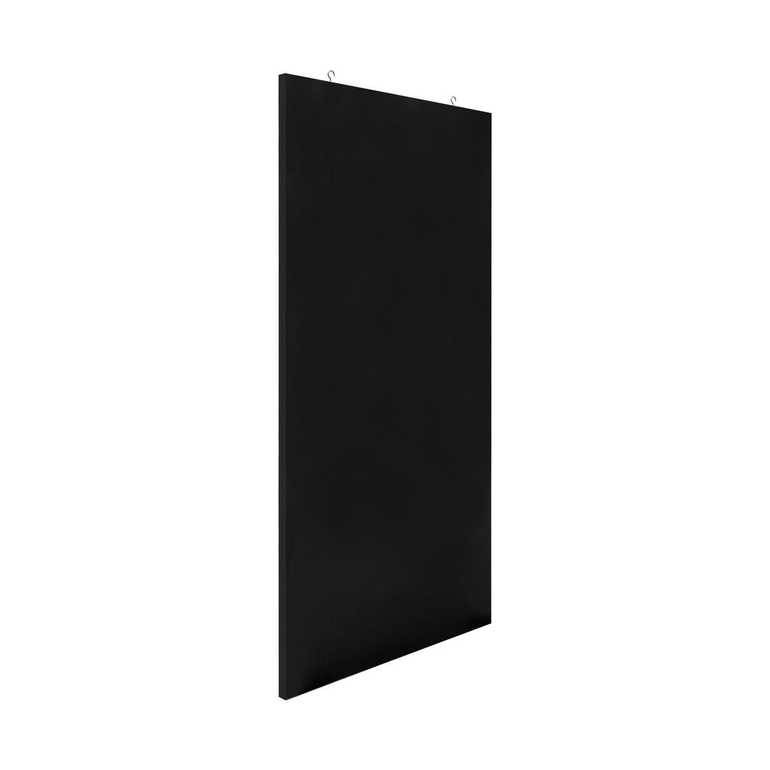 Europel Kreidetafel ohne Rahmen – 500 × 1'000 mm – MDF-Platten, schwarz – für Kreidemarker