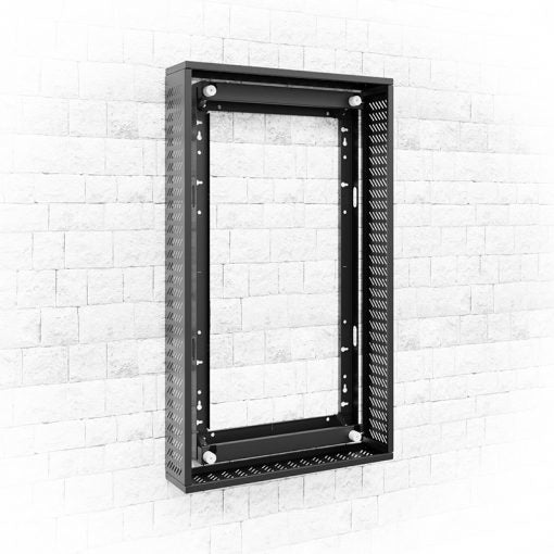 Hagor 5872 Rahmen – wetterresistent, 1'084×670×159 mm – für LG 49XE4F – Schwarz