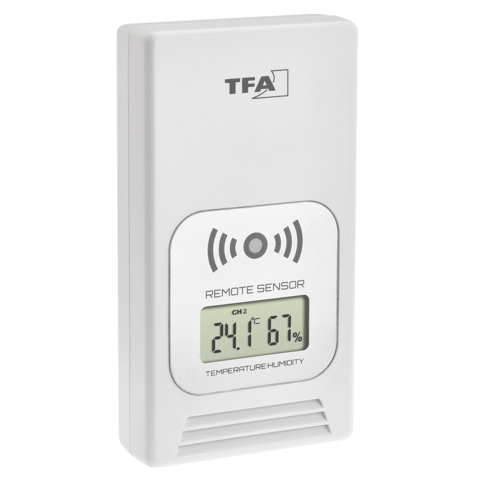 TFA-Dostmann MONDO Temperatur-/Feuchtesensor – Kabellos, −40–70 °C, 20–95 %, Innen/Aussen