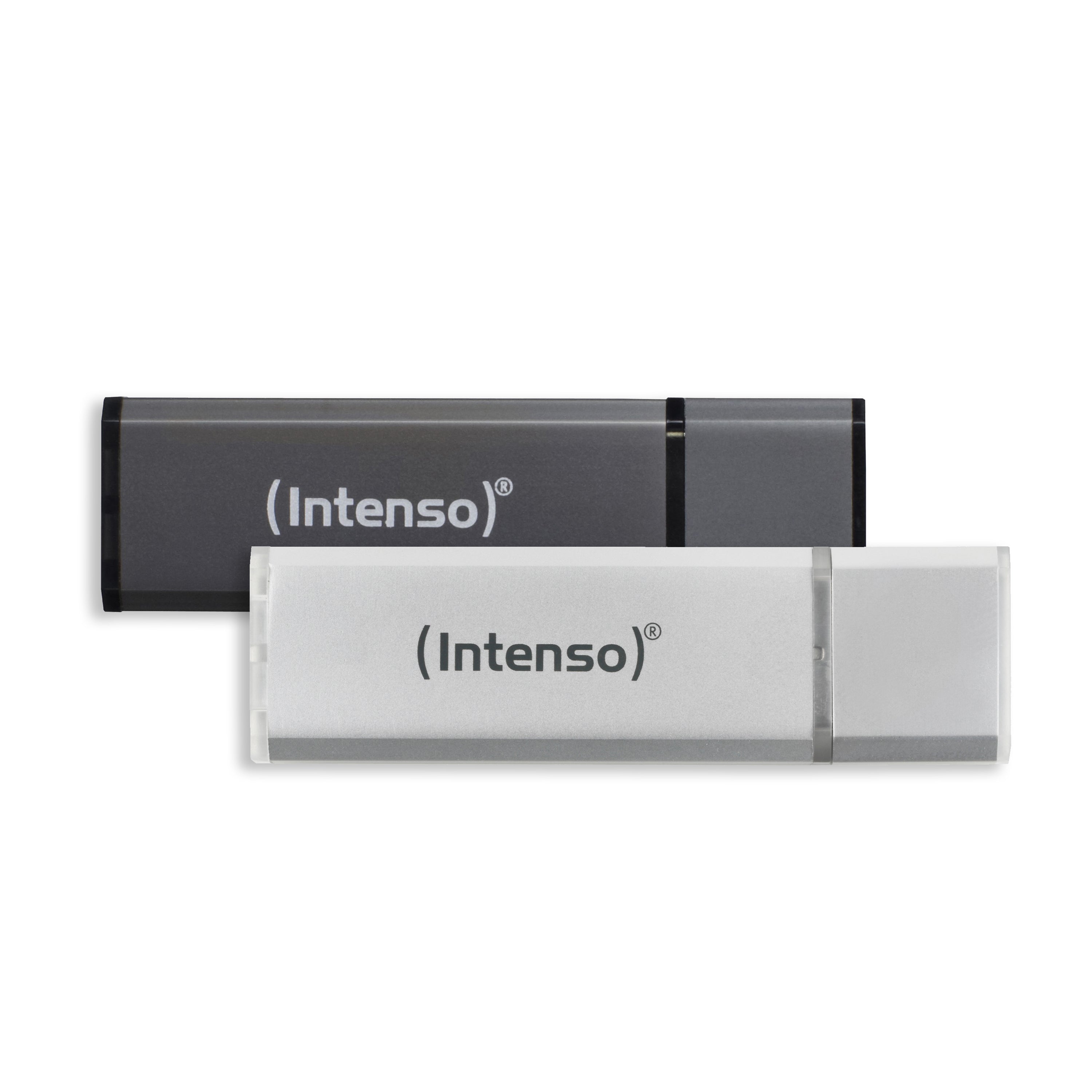 Intenso Alu Line – 32 GB USB-Stick, USB 2.0, 28 MB/s Lesen, 6,5 MB/s Schreiben, Aluminium