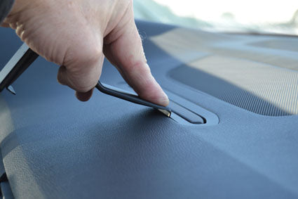 Brodit Auto-Halterung, Klemmhalterung, senkrecht – universal – Schwarz, ABS