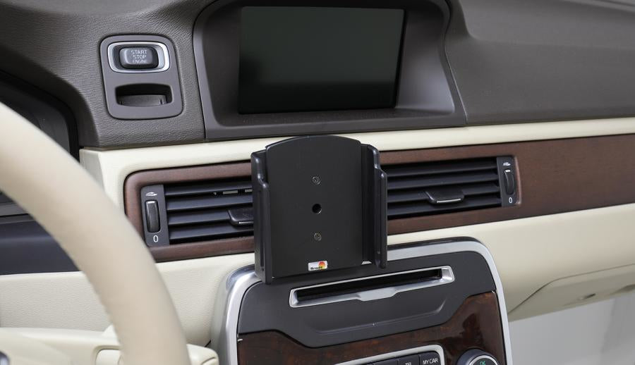 Brodit Auto-Halterung, Schraubbefestigung, drehbar – für iPhone 11 Pro Max / iPhone Xs Max – Schwarz, ABS