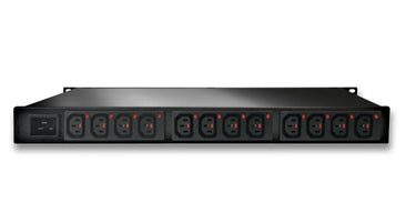 Güde Gude 8041-2 Expert Power Control – Rack-PDU geschaltet, 1-phasig, 12× IEC C13, Stecker IEC C20, 1U horizontal