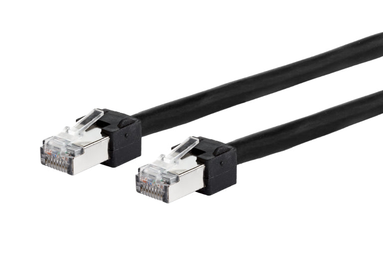 METZ CONNECT Flex500 Patchkabel – Cat5e S/UTP, 20 m, schwarz, LSZH, RJ‑45