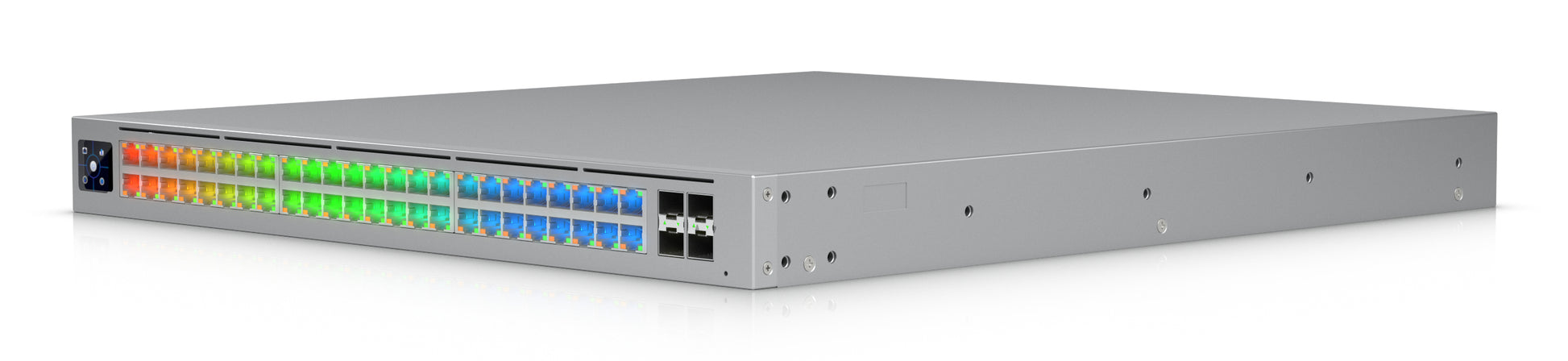 Ubiquiti Managed L2/L3 Switch – 48× RJ‑45 (32× 2,5G, 16× 10G), 4× SFP28, 2× QSFP28, PoE++, 19"