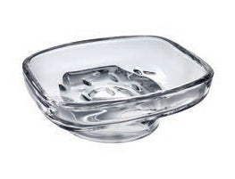Diaqua Seifenschale – 12,5×12,5×4,5 cm, Glas, Transparent