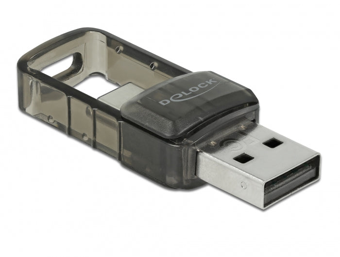DeLOCK 61002 USB-Bluetooth-Adapter – Bluetooth 4.0, bis 10 m, USB 2.0 – Transparent