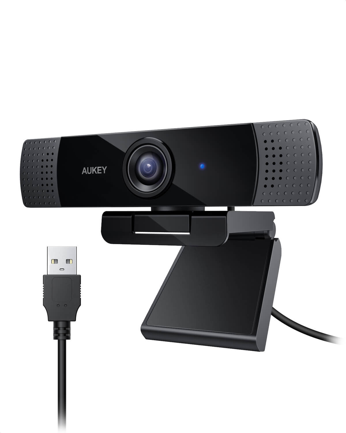 AUKEY PCLM1E Webcam – Full HD 1080p, 30 fps, USB – Schwarz