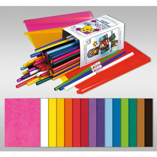 URSUS Drachenpapier – 70 × 100 cm, Zitronengelb, 42 g/m² – 1 Blatt, Kunstpapier