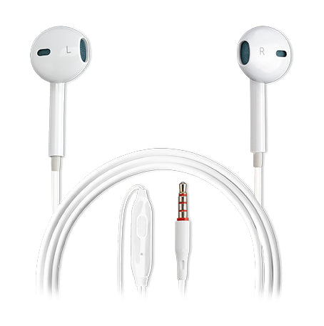 4smarts Melody Lite In-Ear Kopfhörer – Kabel, 3,5 mm Klinke, Weiss