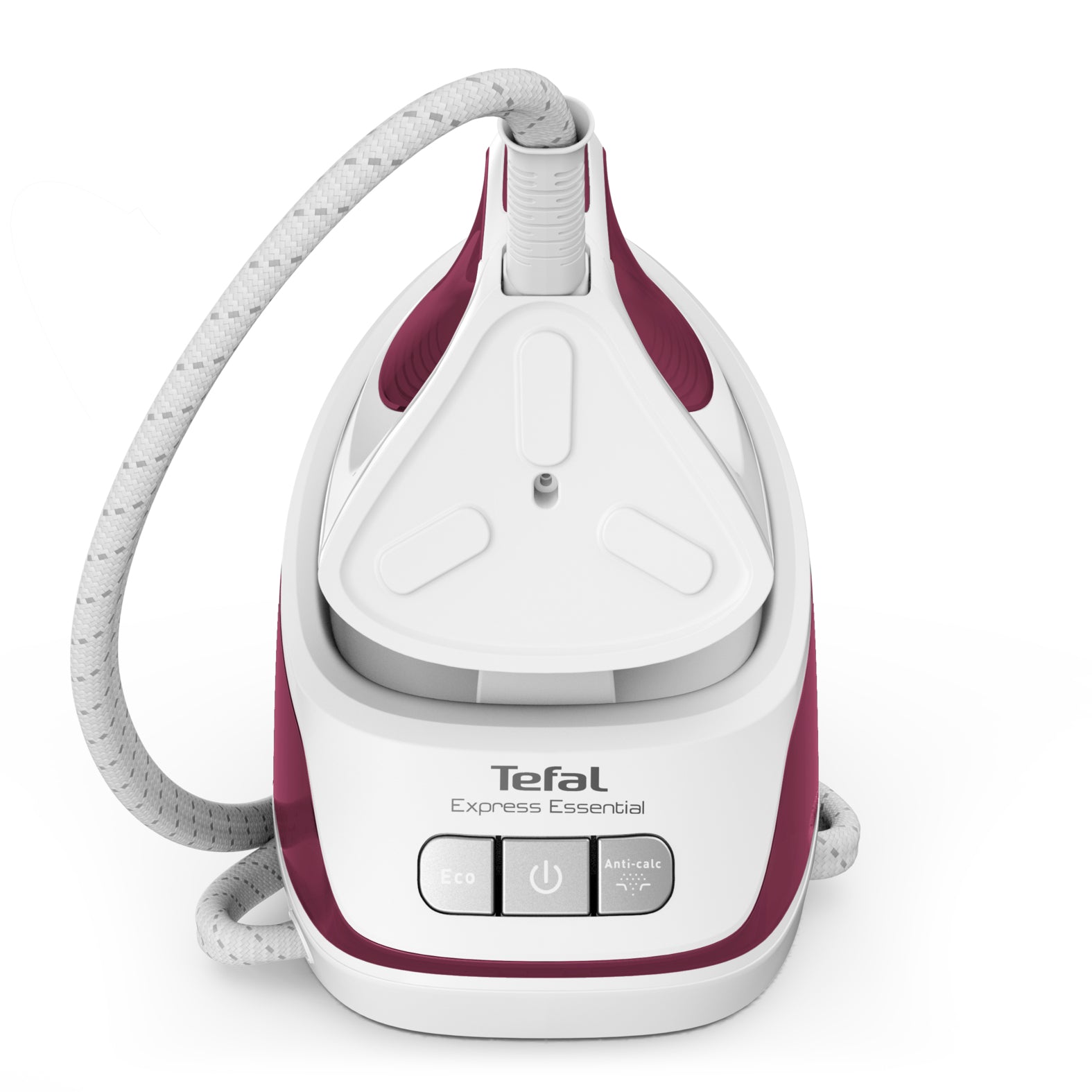 Tefal Dampfbügelstation Express Essential – 1,4 l Tank, 5,3 bar, 2400 W, violett/weiß