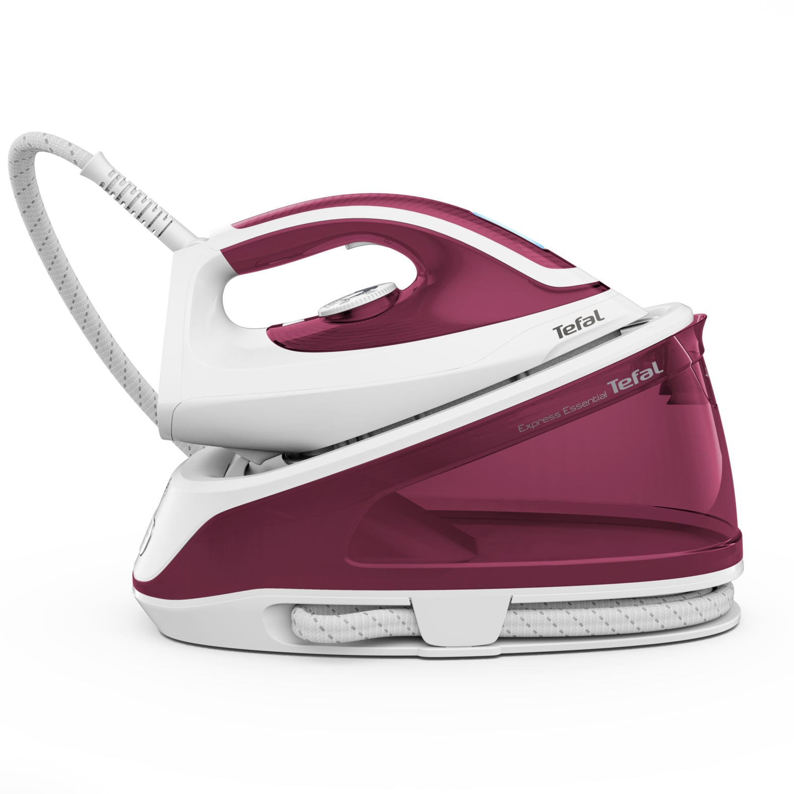 Tefal Dampfbügelstation Express Essential – 1,4 l Tank, 5,3 bar, 2400 W, violett/weiß