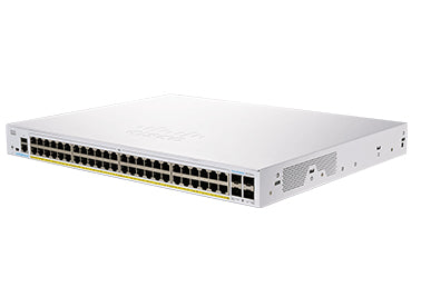Cisco CBS350-48FP-4X – Managed L2/L3 Switch – 48× 1G, 4× SFP+, 19"
