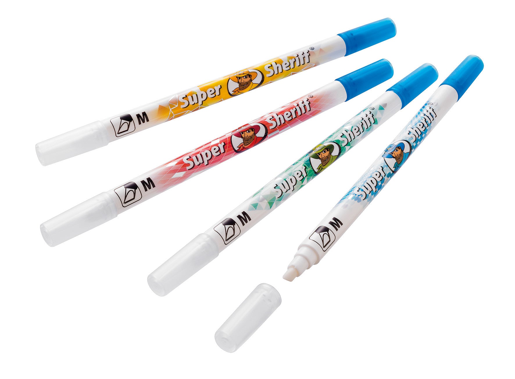 Pelikan Tintenlöscher Super Sheriff 258M – Pinsel – Blau – Display 50 Stk.