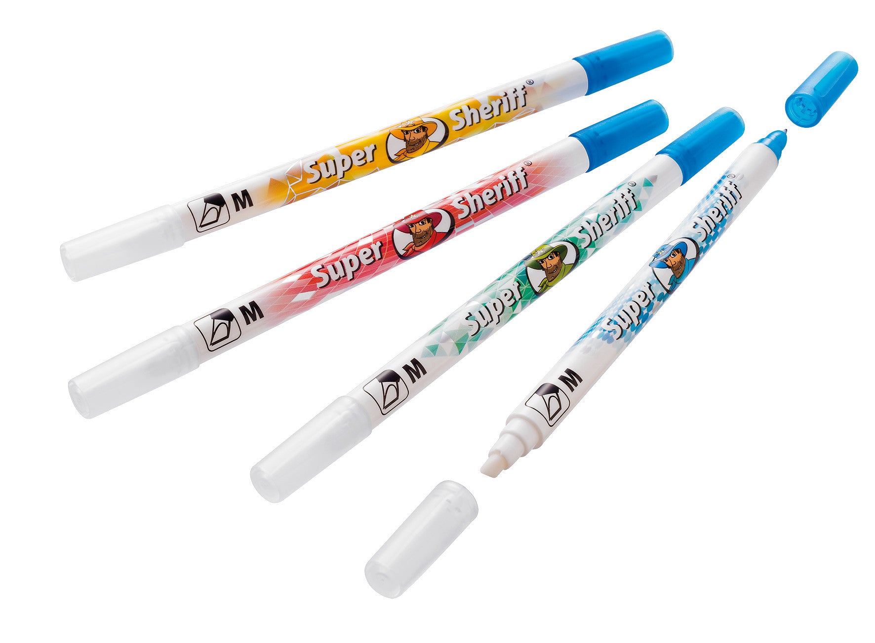 Pelikan Tintenlöscher Super Sheriff 258M – Pinsel – Blau – Display 50 Stk.