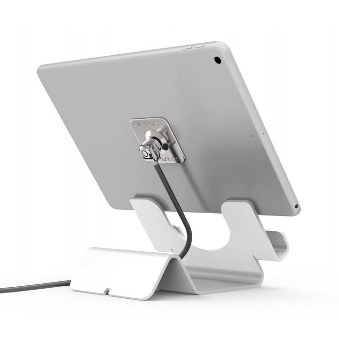 Compulocks Tablet-Tischhalterung – Klemmhalterung für Einkaufswagen – Weiss