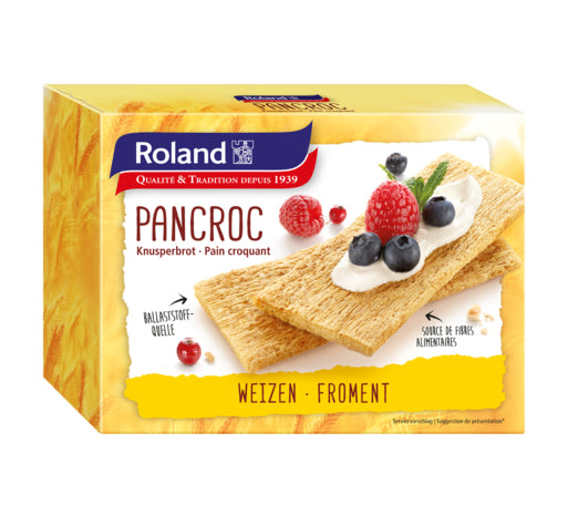 Roland Murten Pancroc Knäckebrot – Weizen – 125 g