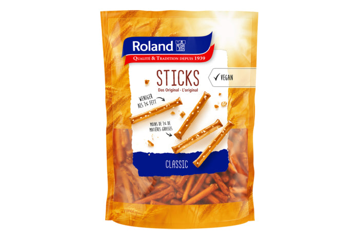 Roland Salzsticks Classic – Salzgeschmack, 200 g, 1 Stück pro Packung