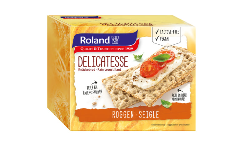 Roland Murten Knäckebrot Delikatess, vegan – 200 g
