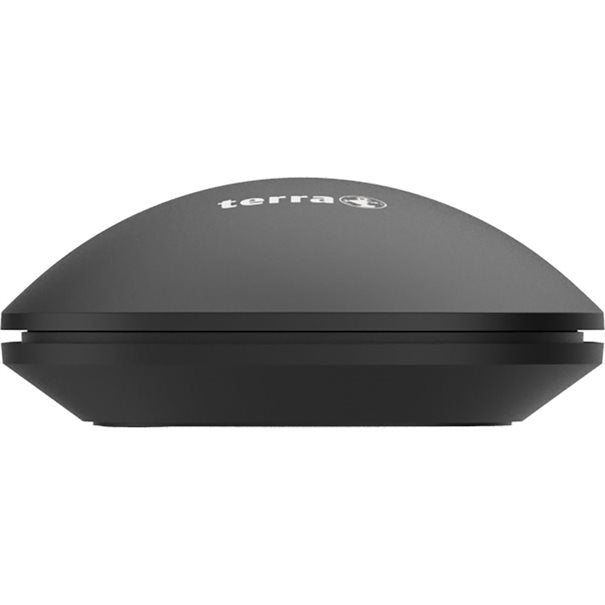 TERRA NBM1000B – Maus – Kabellos (Bluetooth/2,4 GHz), 4000 DPI, beidhändig, Schwarz