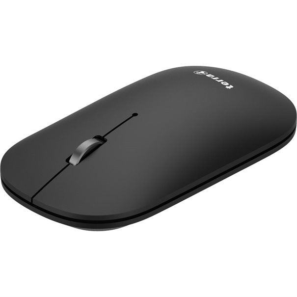TERRA NBM1000B – Maus – Kabellos (Bluetooth/2,4 GHz), 4000 DPI, beidhändig, Schwarz