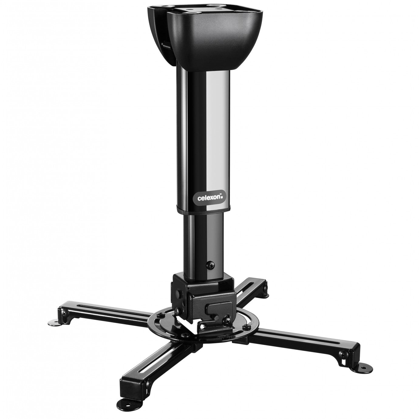 Celexon Projektor-Deckenhalterung – 40,0–60,0 cm, neigbar, 15 kg, schwarz, für Bohrbild 50–360 mm