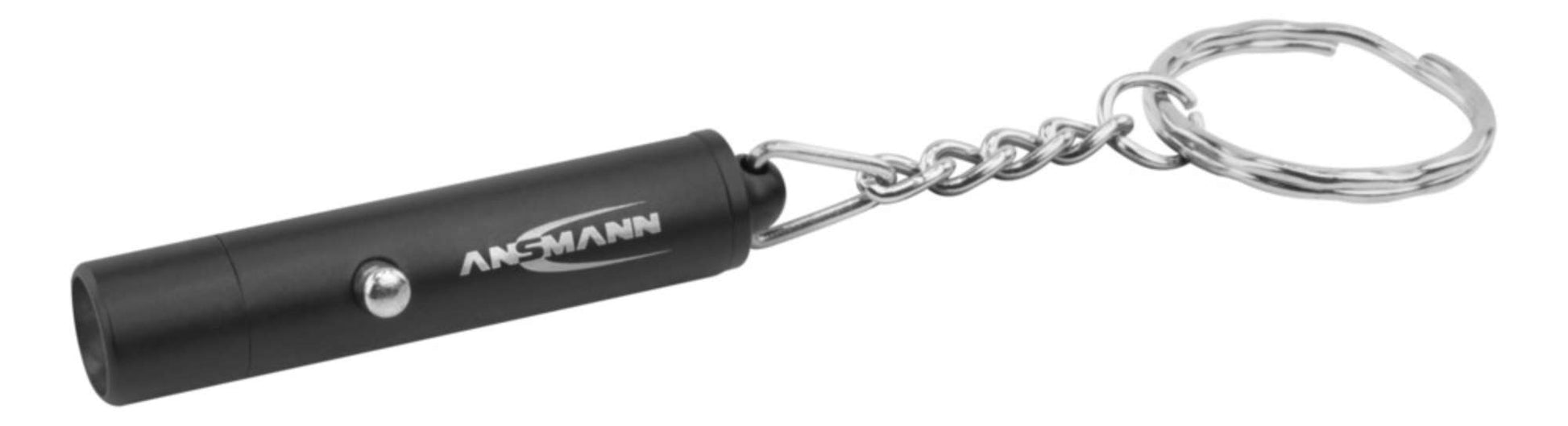 Ansmann Taschenlampe Pocket Light Mini 1600-0272 – 20 lm, 5 m, 4× LR41 – Silber