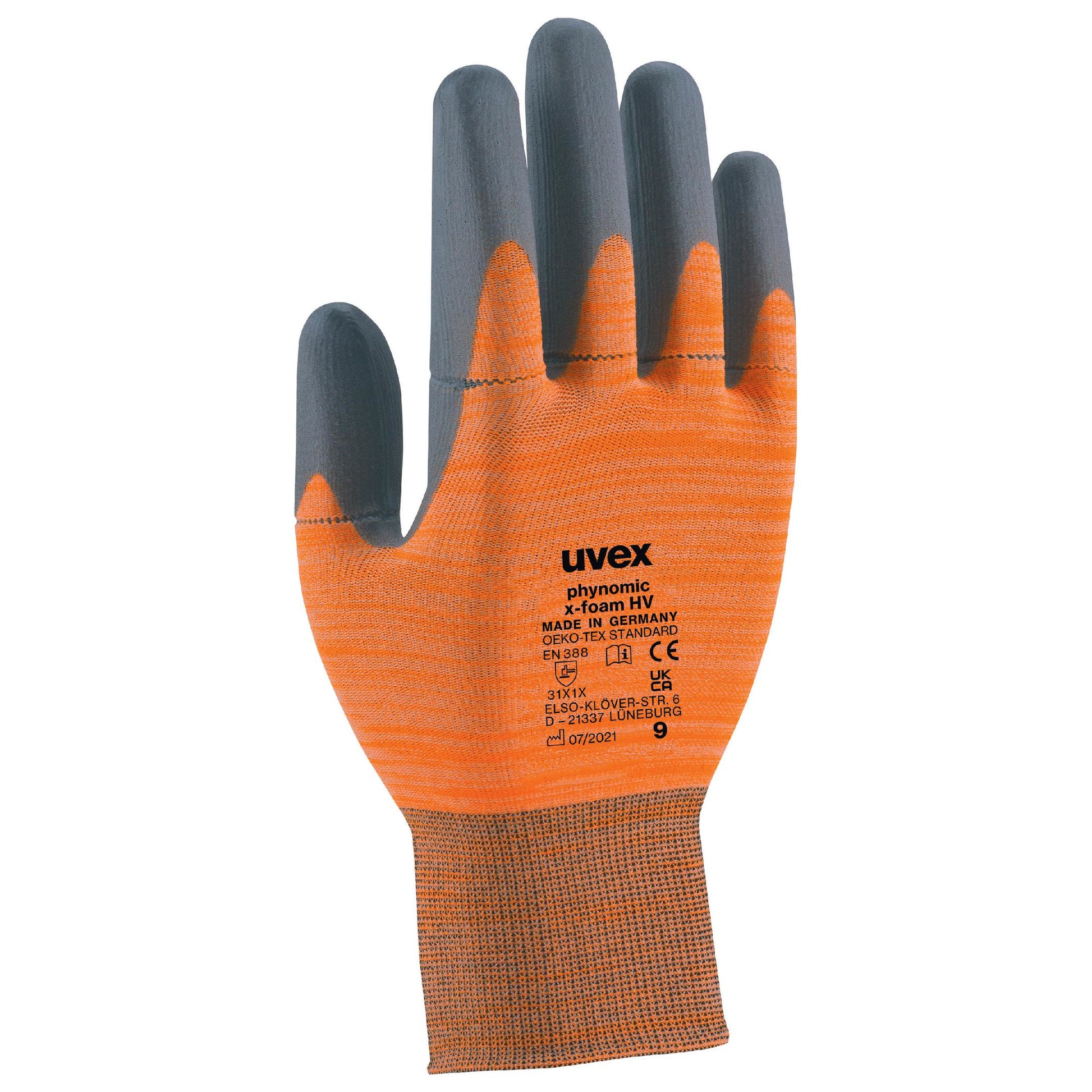 Uvex Montagehandschuhe – Erwachsene, Polyamid, Orange