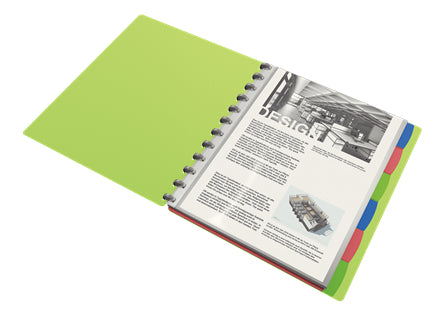 Esselte Sichtbuch VIVIDA – 25 Sichttaschen, A4, austauschbar, sortiert, PP