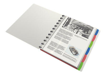Esselte Sichtbuch VIVIDA – 25 Sichttaschen, A4, austauschbar, sortiert, PP