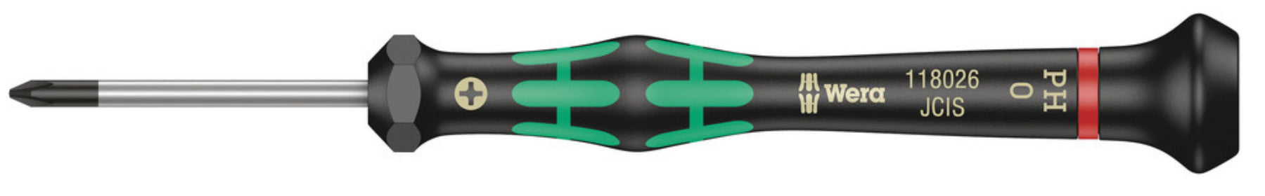 Wera 2050 – Präzisions-Schraubenzieher-Set PH 0, 40 mm, 1-teilig – 05118026001