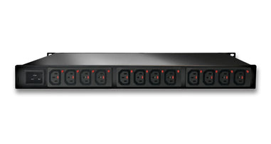Güde Gude Rack-PDU – Ausgangsmessung, IEC-Lock, 1-ph, 1U-Rack, 16 A 230 V, 12×C13, C20