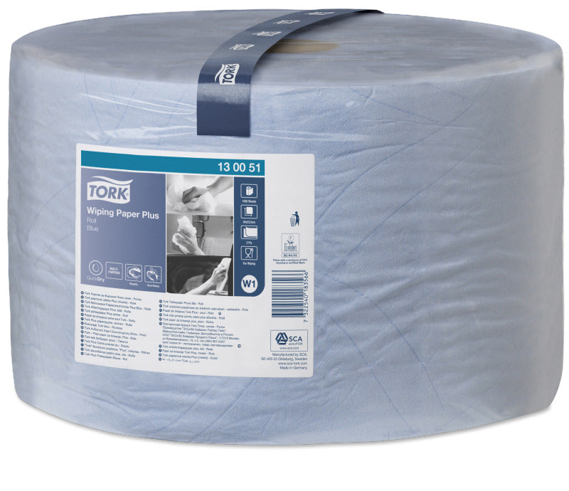 Tork Handtuchrolle – 1-lagig, Blau, 205 mm × 510 m