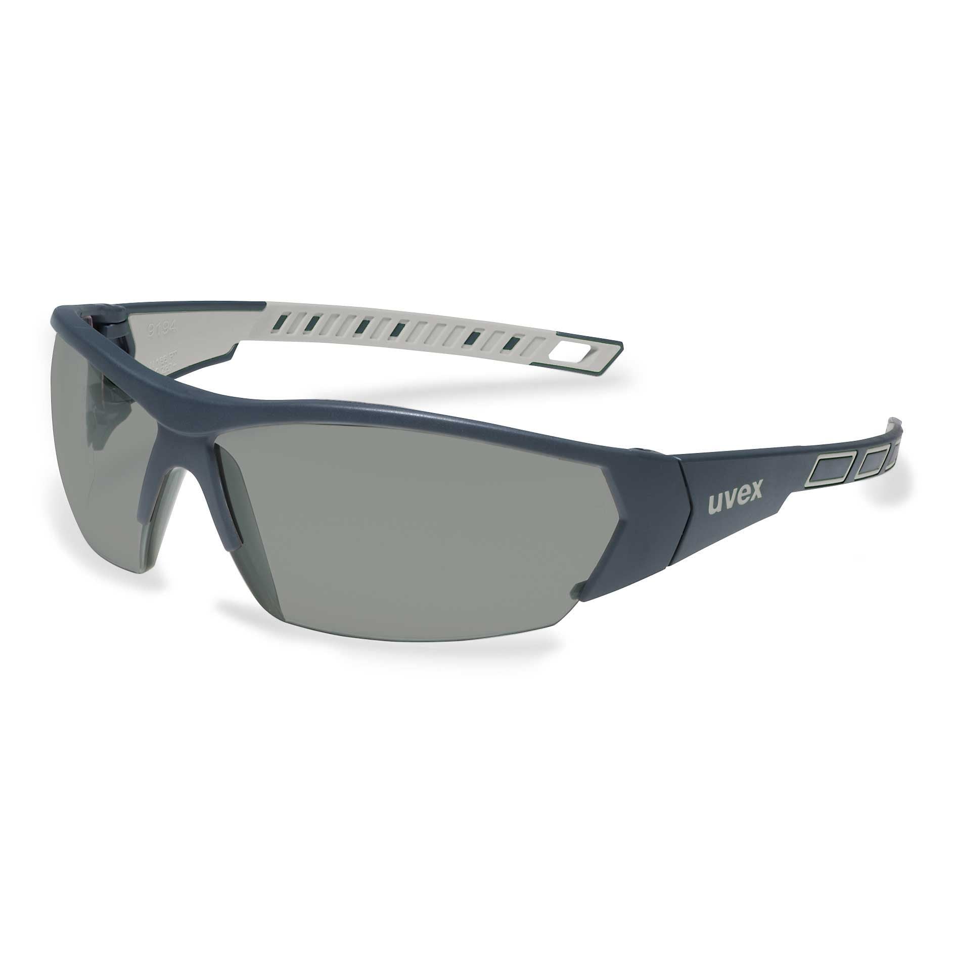 Uvex Schutzbrille i-works – grau, beschlagfrei, kratzfest, UV-Schutz
