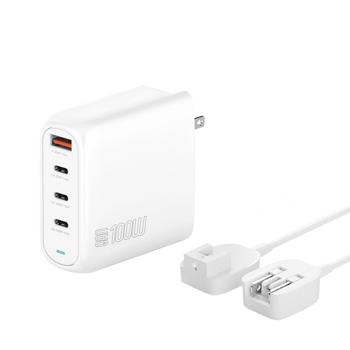 4smarts Flex Pro Ladegerät – 100 W, 2× USB-C, GaN – für Laptop, Smartphone, Tablet