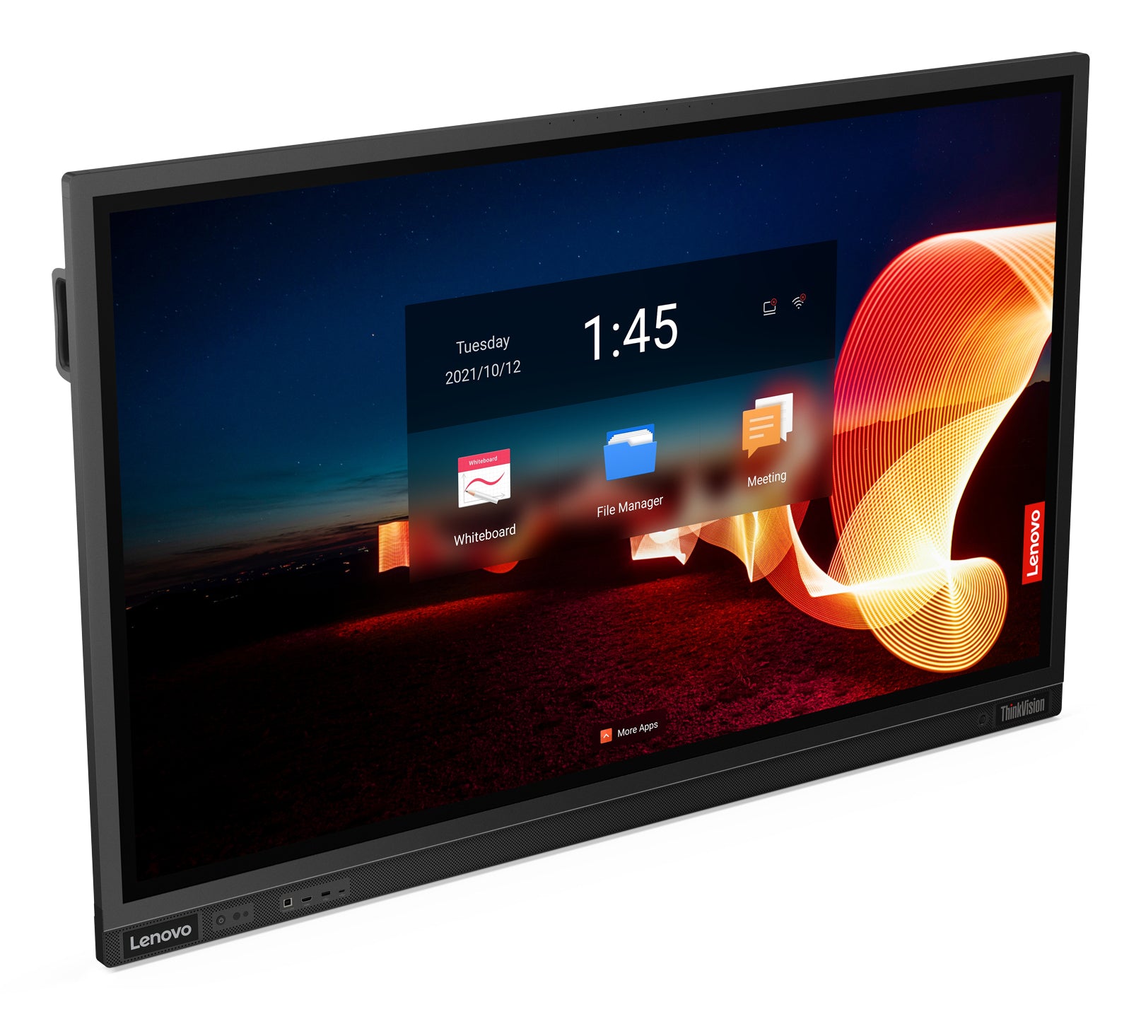 Lenovo ThinkVision T65 – 65", 3840 × 2160 (4K), IPS, Webcam, LAN, HDR