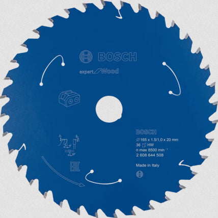 Bosch Professional – Kreissägeblatt, Expert, 165 mm × 1,5 mm × 20 mm
