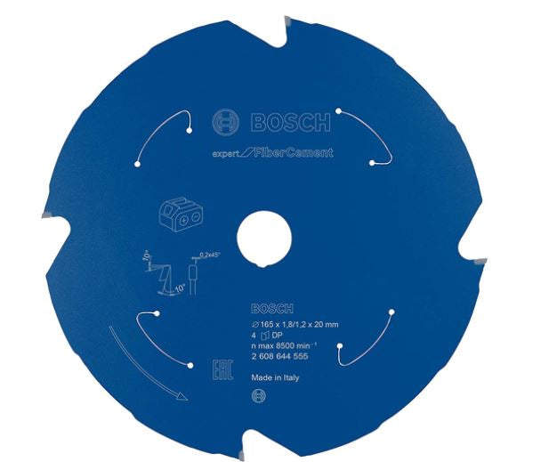 Bosch Professional – Kreissägeblatt, TCG, 165 mm × 20 mm
